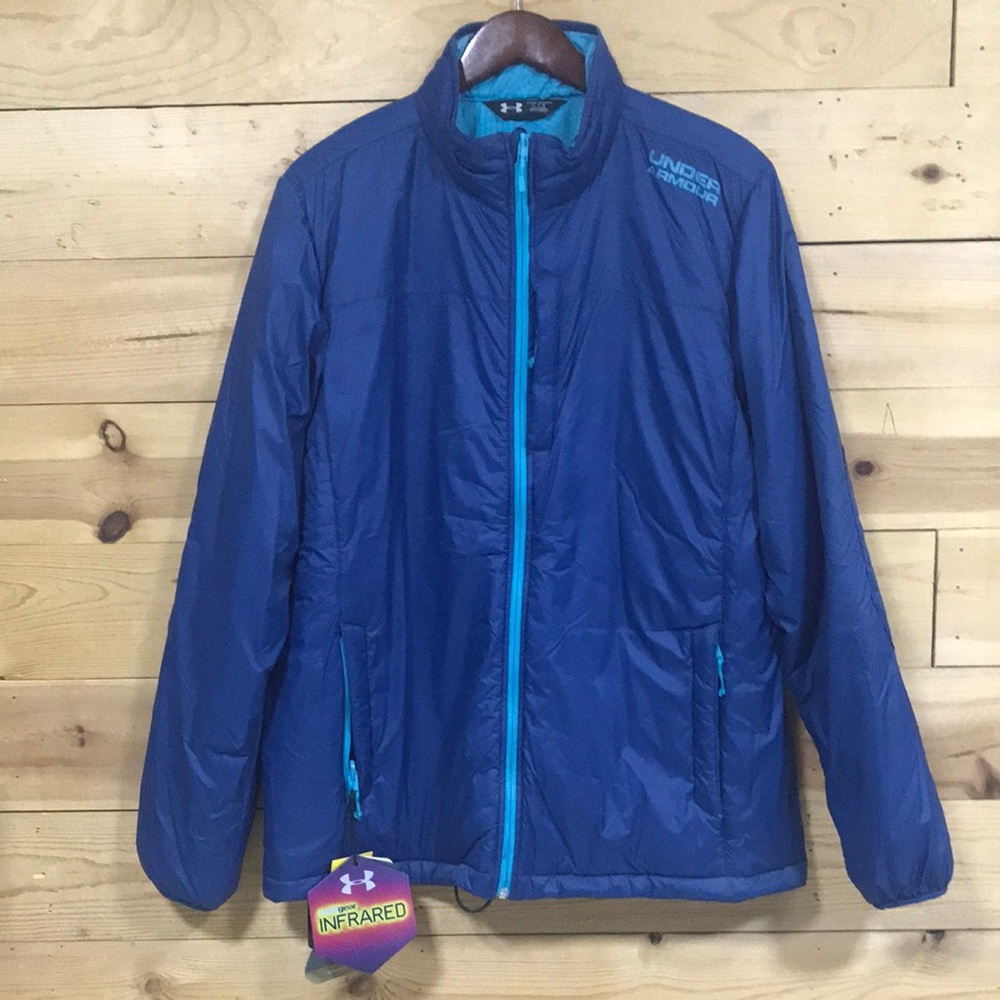 NWT Under Armour Cold Gear Infrared water resistant lightweight coat jacket LG
